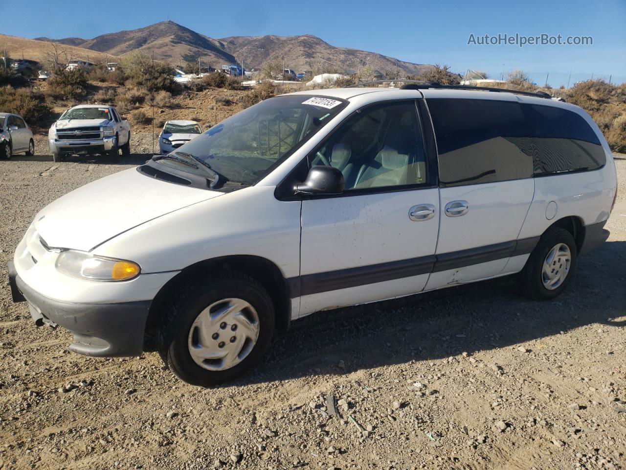 2000 Dodge Grand Caravan Se White vin: 1B4GP44R0YB743328