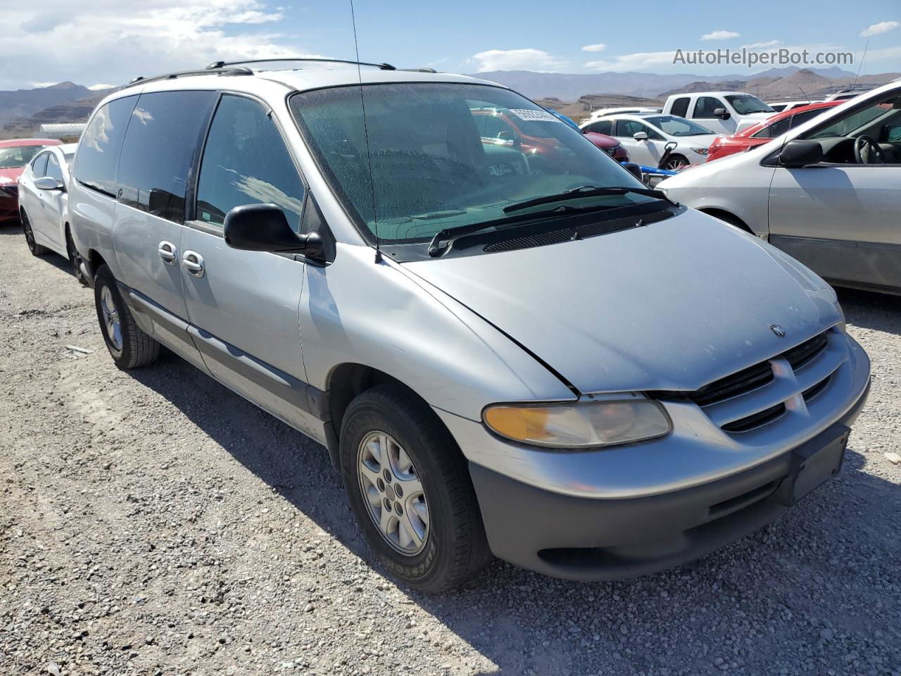 2000 Dodge Grand Caravan Se Silver vin: 1B4GP44R1YB729597