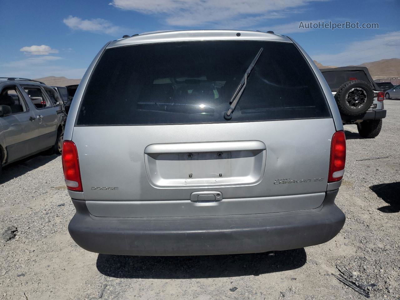 2000 Dodge Grand Caravan Se Silver vin: 1B4GP44R1YB729597