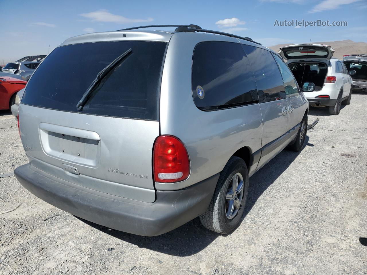 2000 Dodge Grand Caravan Se Silver vin: 1B4GP44R1YB729597