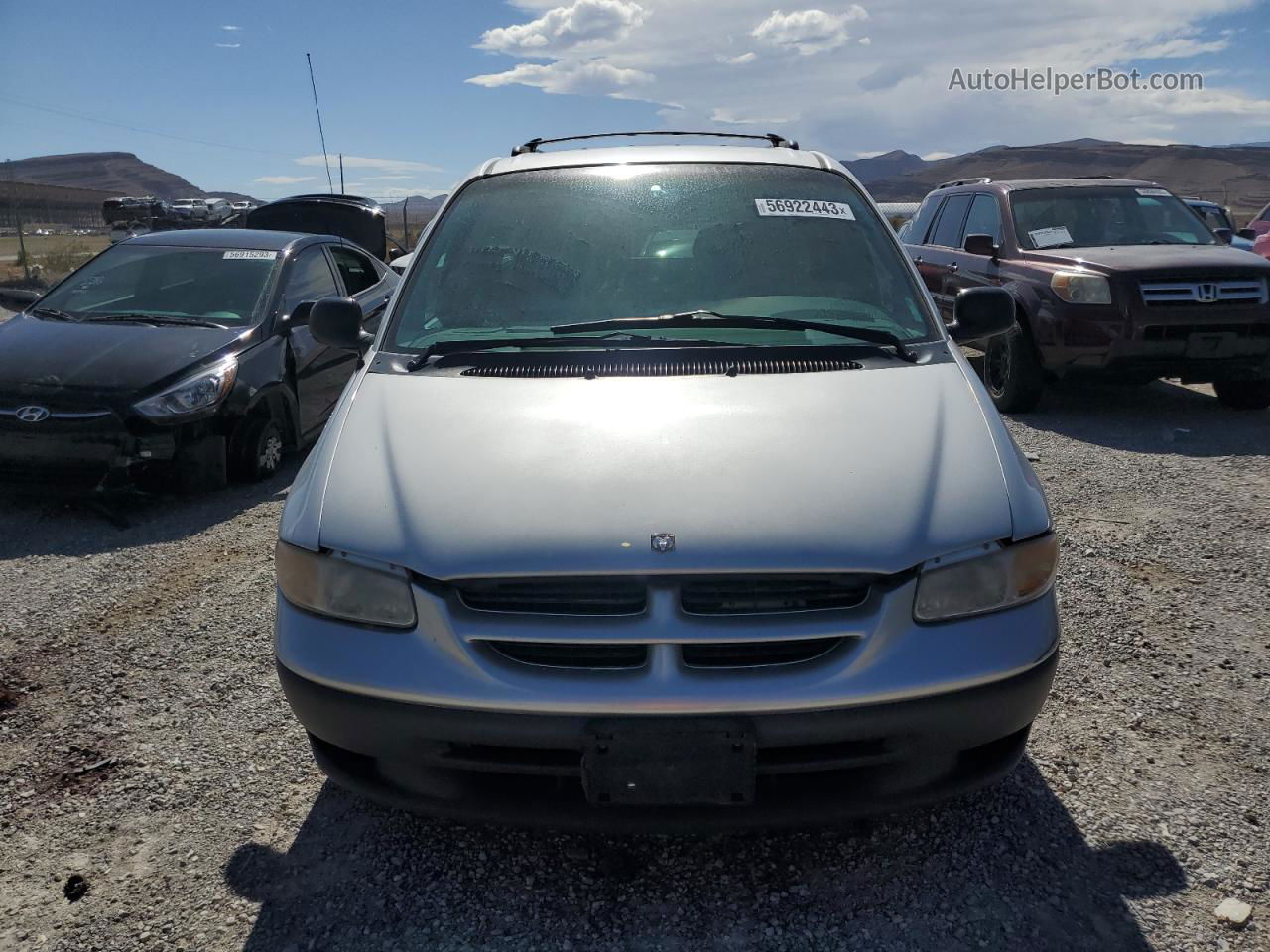 2000 Dodge Grand Caravan Se Silver vin: 1B4GP44R1YB729597