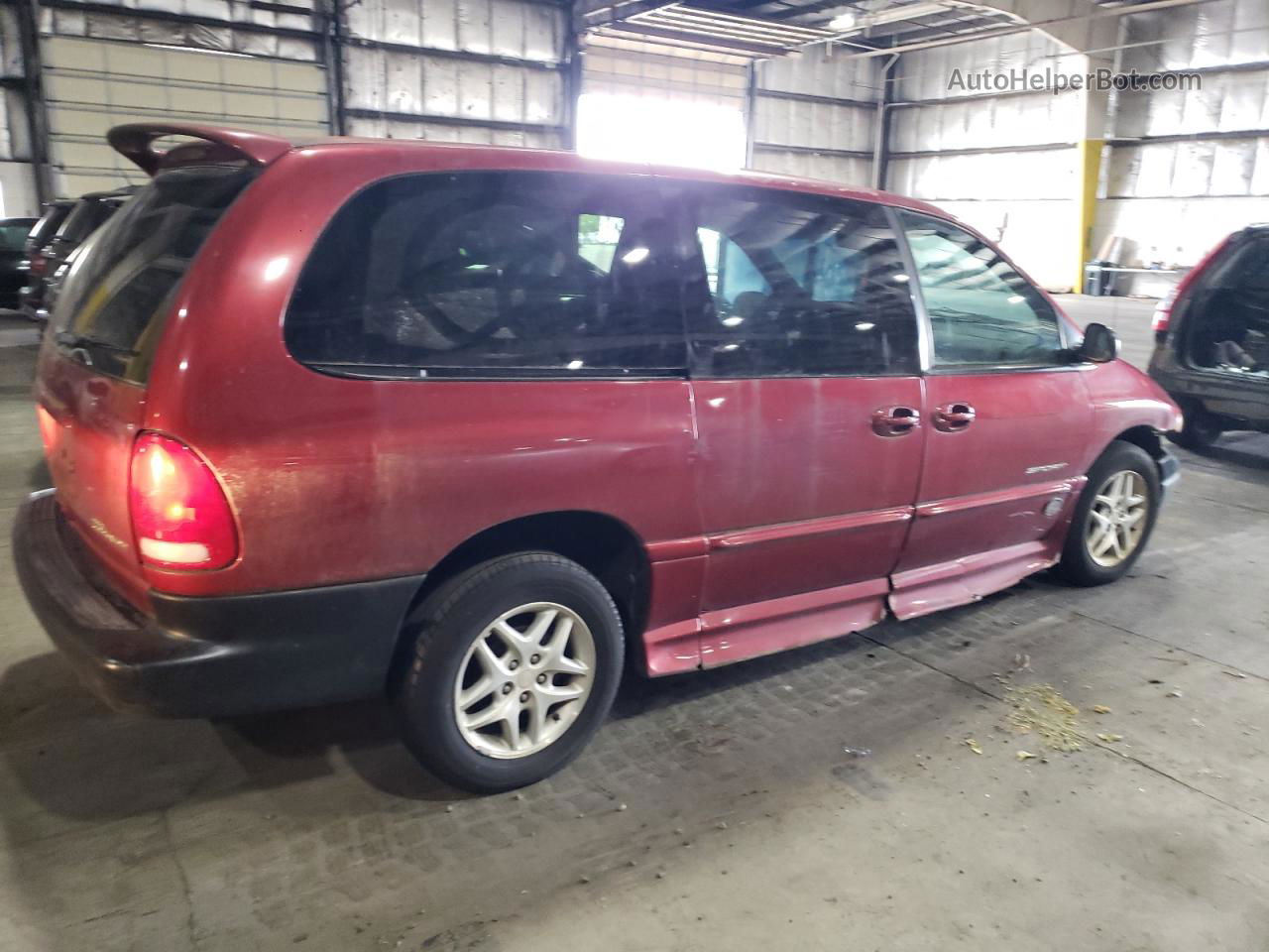 2000 Dodge Grand Caravan Se Red vin: 1B4GP44R3YB763783