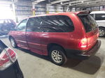 2000 Dodge Grand Caravan Se Red vin: 1B4GP44R3YB763783