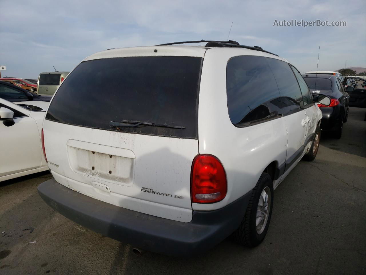 2000 Dodge Grand Caravan Se White vin: 1B4GP44R4YB522539