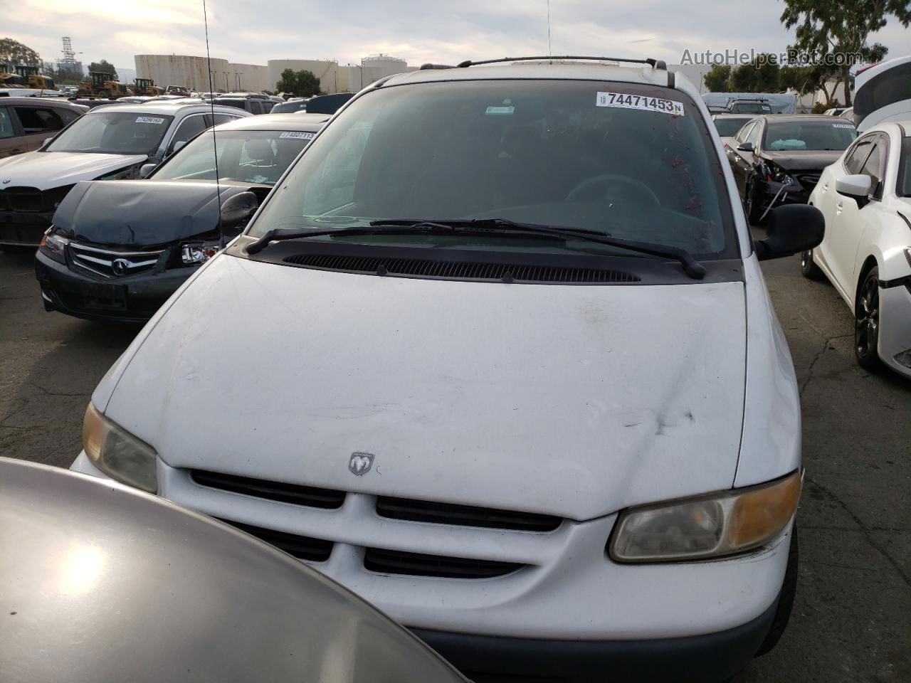 2000 Dodge Grand Caravan Se White vin: 1B4GP44R4YB522539