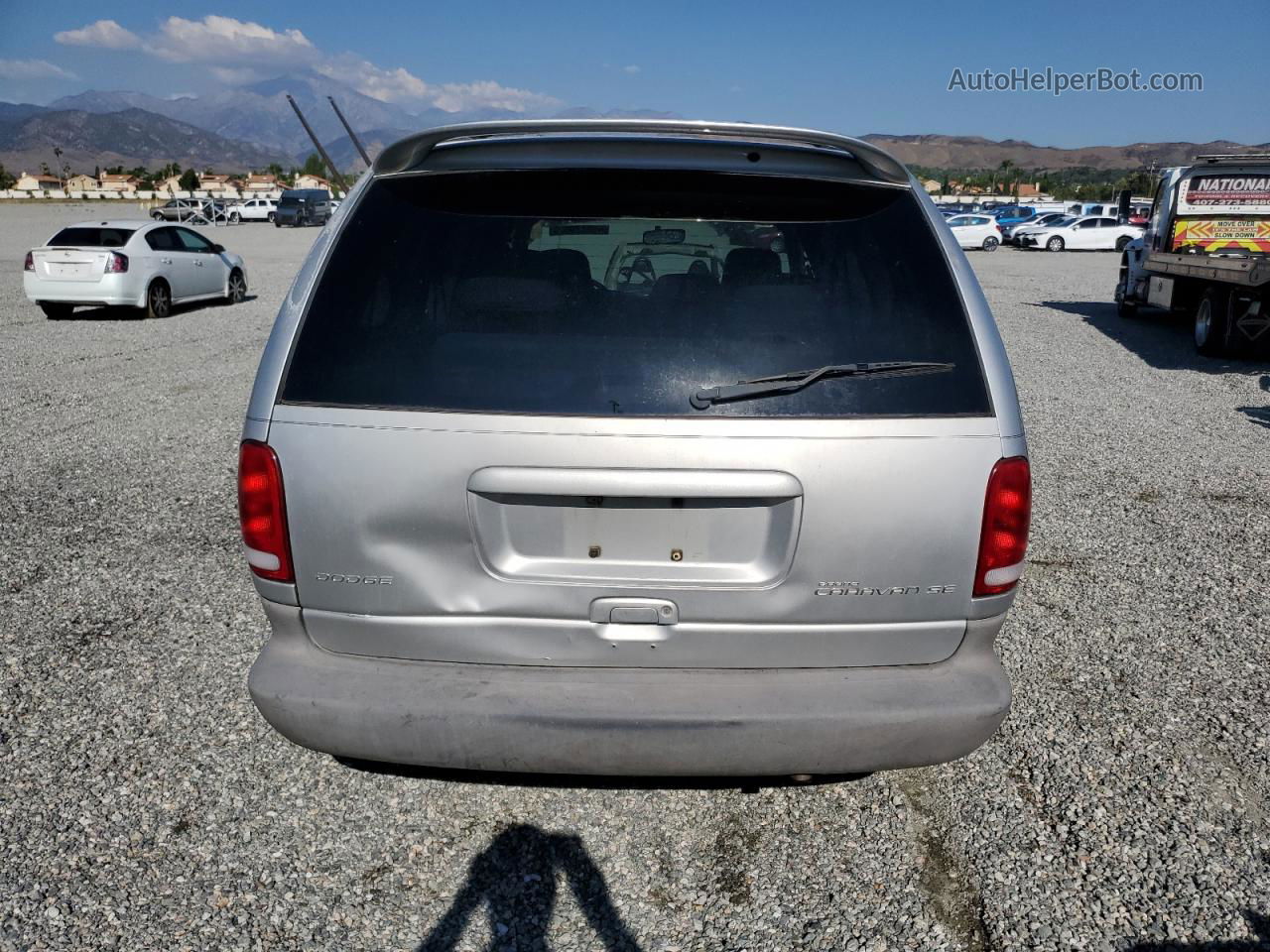 2000 Dodge Grand Caravan Se Gray vin: 1B4GP44R6YB518721