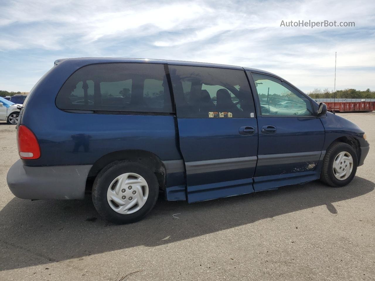 2000 Dodge Grand Caravan Se Blue vin: 1B4GP44R6YB548186