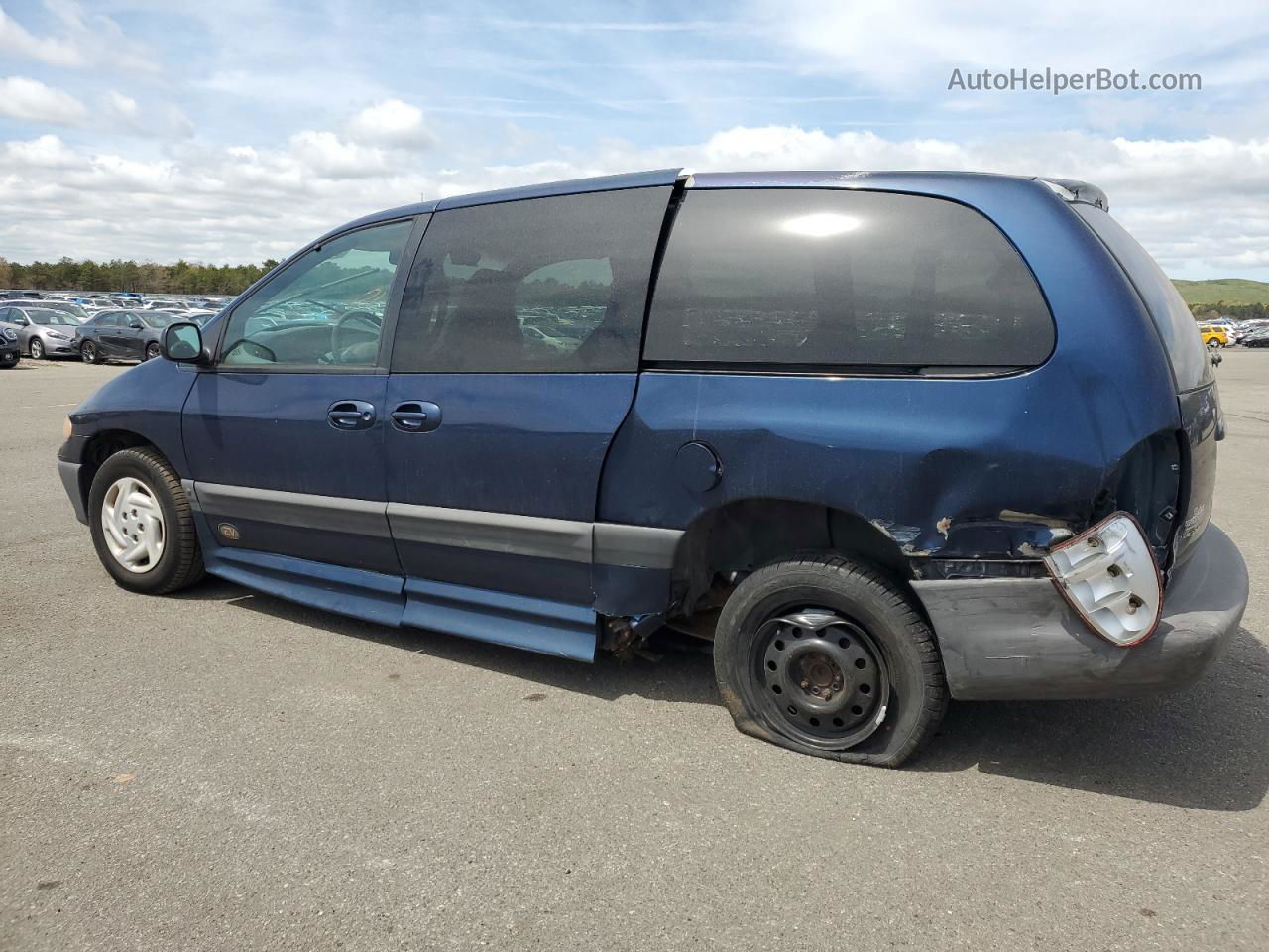 2000 Dodge Grand Caravan Se Blue vin: 1B4GP44R6YB548186