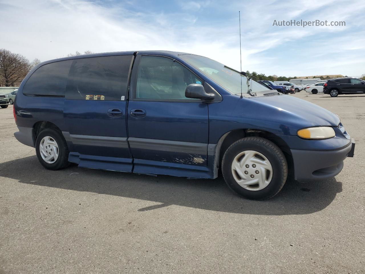 2000 Dodge Grand Caravan Se Blue vin: 1B4GP44R6YB548186