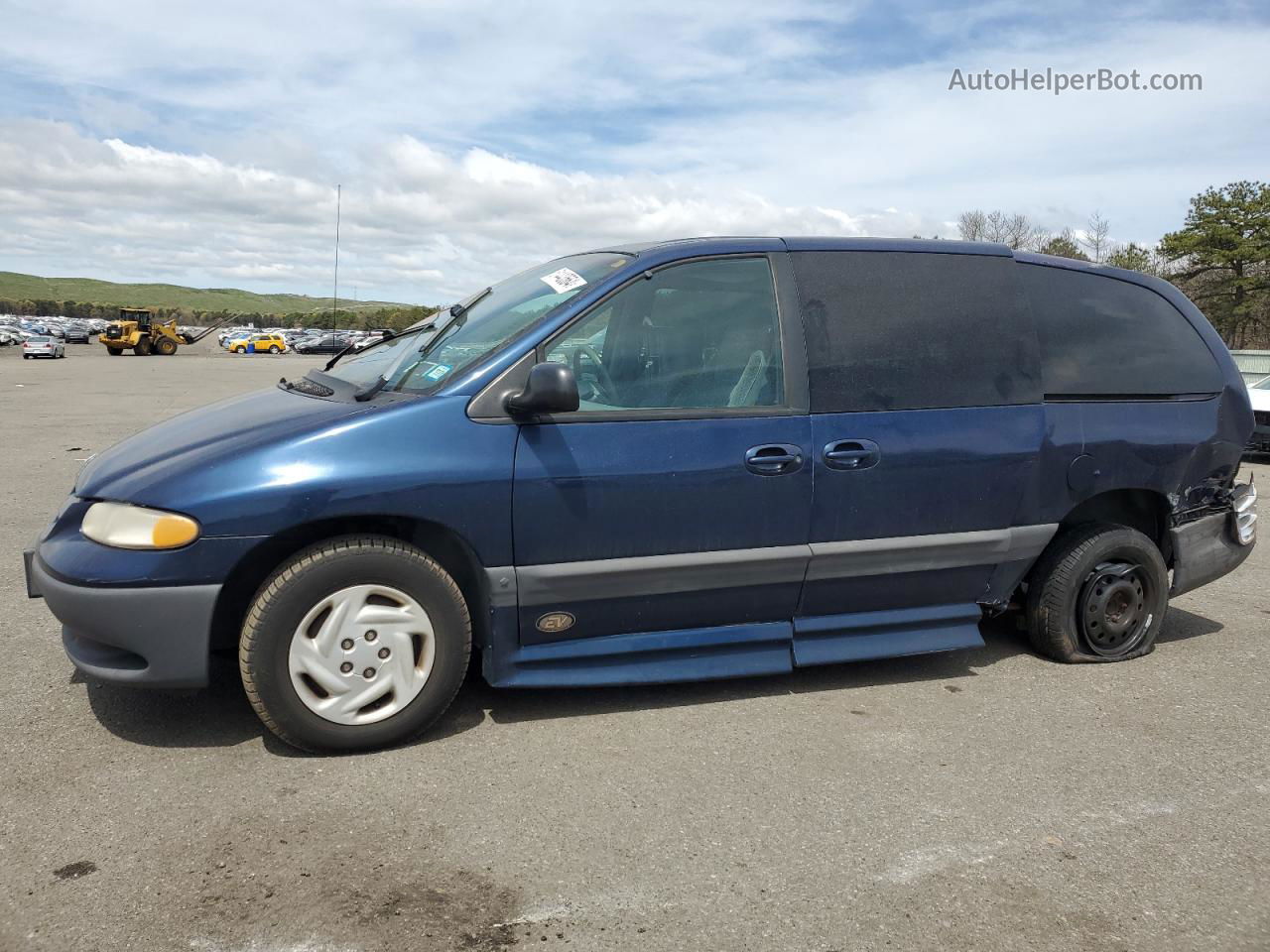 2000 Dodge Grand Caravan Se Blue vin: 1B4GP44R6YB548186