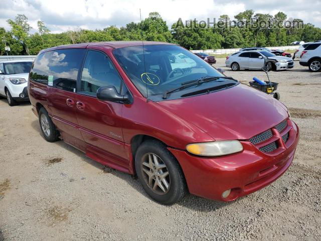 2000 Dodge Grand Caravan Se Бордовый vin: 1B4GP44R6YB758500