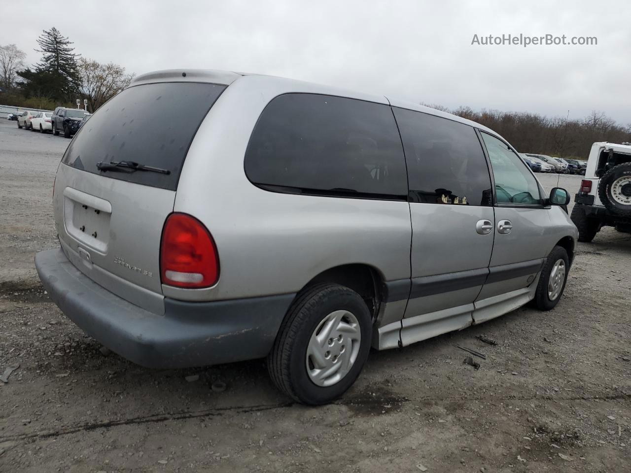 2000 Dodge Grand Caravan Se Silver vin: 1B4GP44R7YB769747