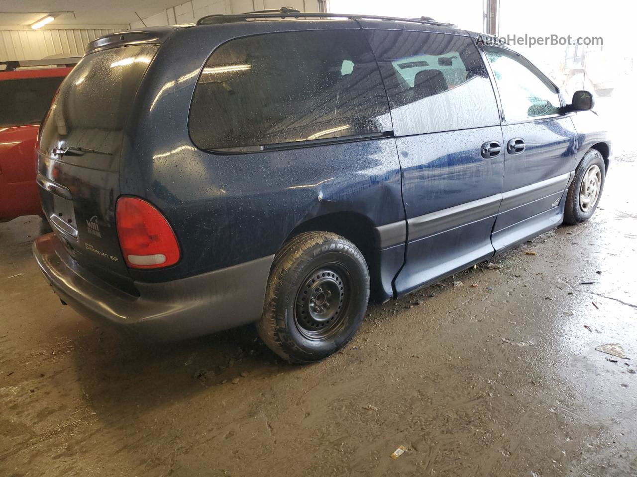 2000 Dodge Grand Caravan Se Синий vin: 1B4GP44R9YB805034