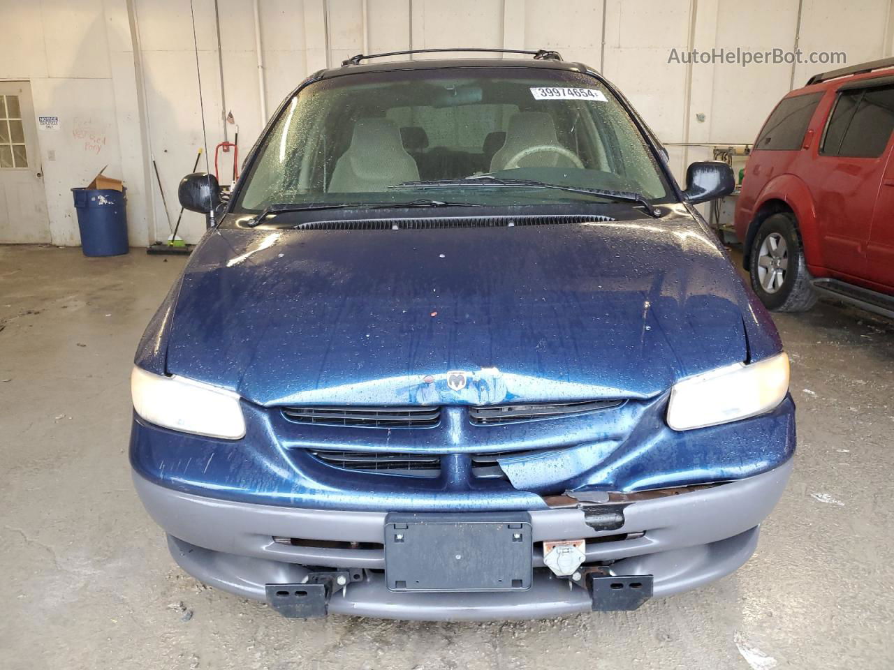 2000 Dodge Grand Caravan Se Blue vin: 1B4GP44R9YB805034