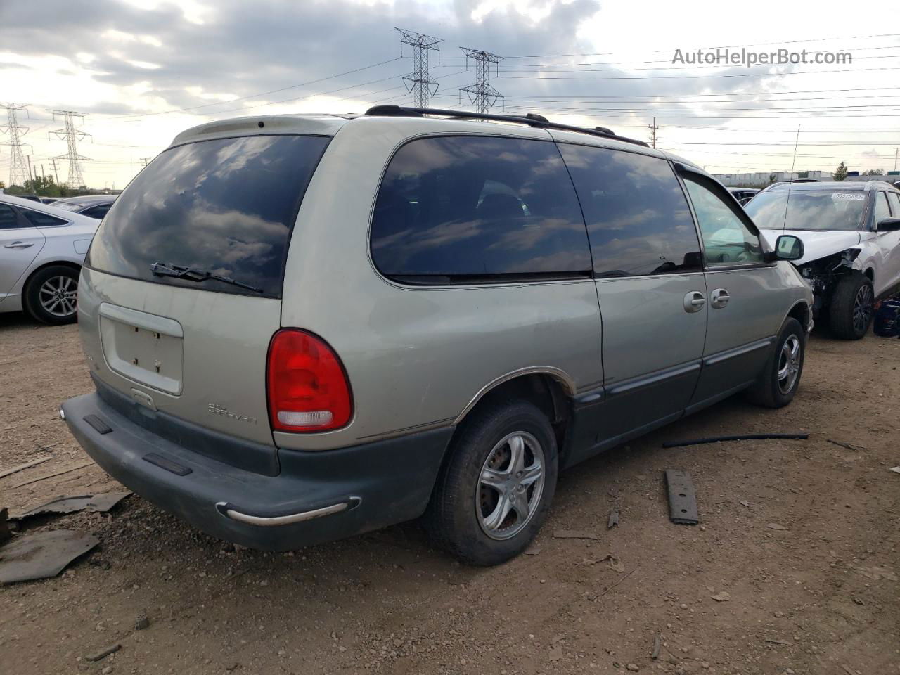 2000 Dodge Grand Caravan Le Beige vin: 1B4GP54L7YB615217