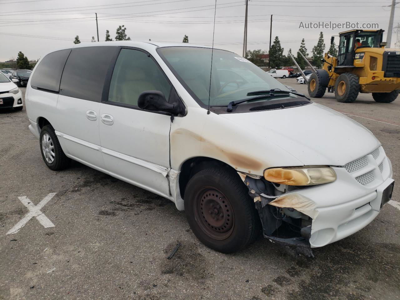 2000 Dodge Grand Caravan Le White vin: 1B4GP54L8YB509309