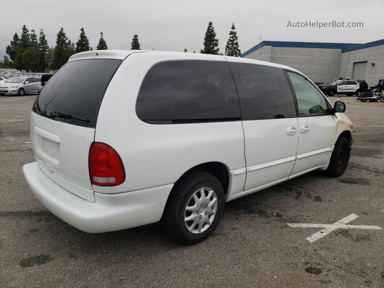 2000 Dodge Grand Caravan Le White vin: 1B4GP54L8YB509309