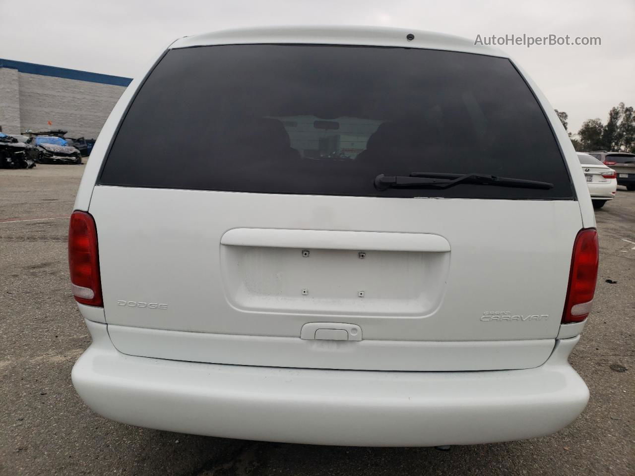 2000 Dodge Grand Caravan Le White vin: 1B4GP54L8YB509309