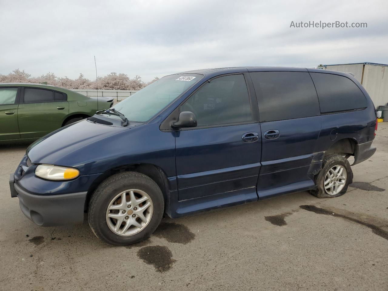 2000 Dodge Grand Caravan Le Blue vin: 1B4GP54L9YB511764