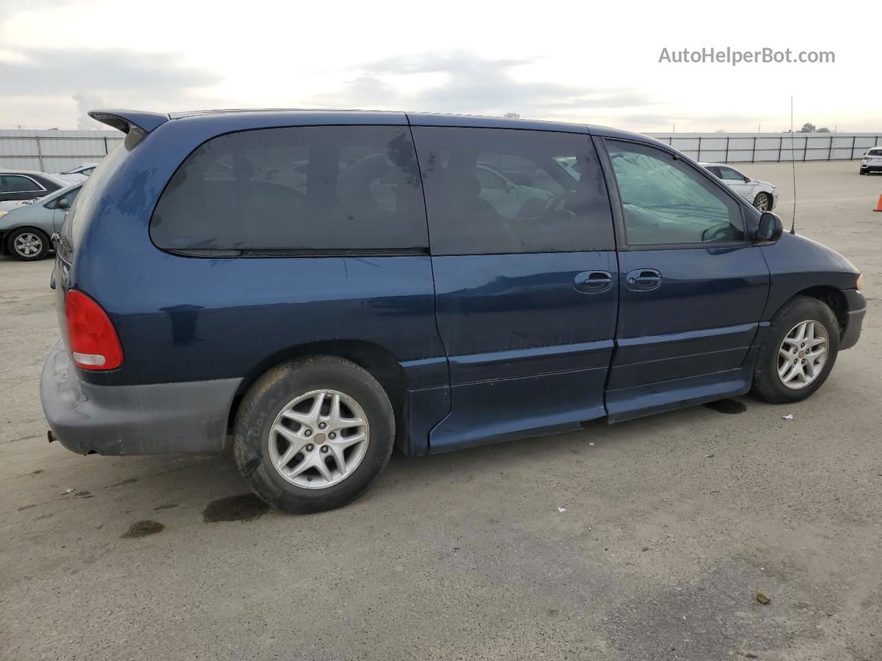 2000 Dodge Grand Caravan Le Blue vin: 1B4GP54L9YB511764