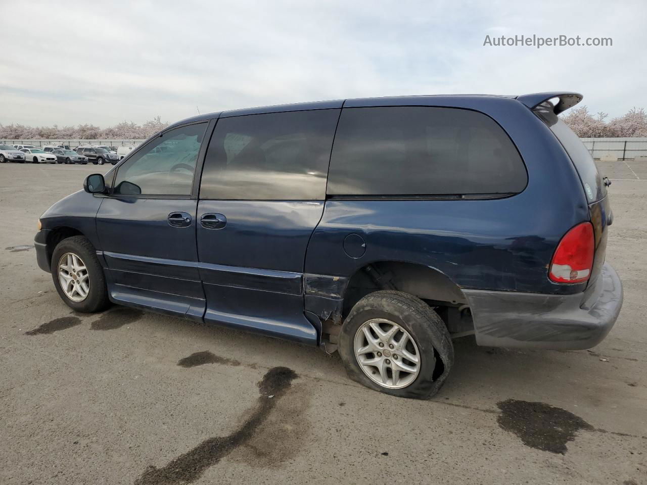 2000 Dodge Grand Caravan Le Blue vin: 1B4GP54L9YB511764