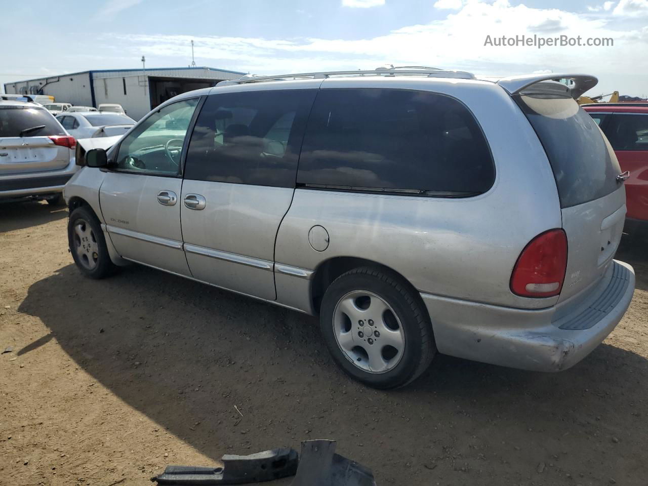 2000 Dodge Grand Caravan Es Silver vin: 1B4GP74L4YB660224