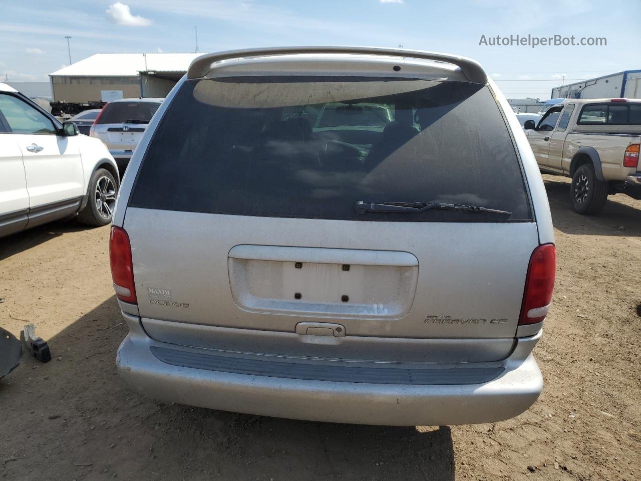 2000 Dodge Grand Caravan Es Silver vin: 1B4GP74L4YB660224