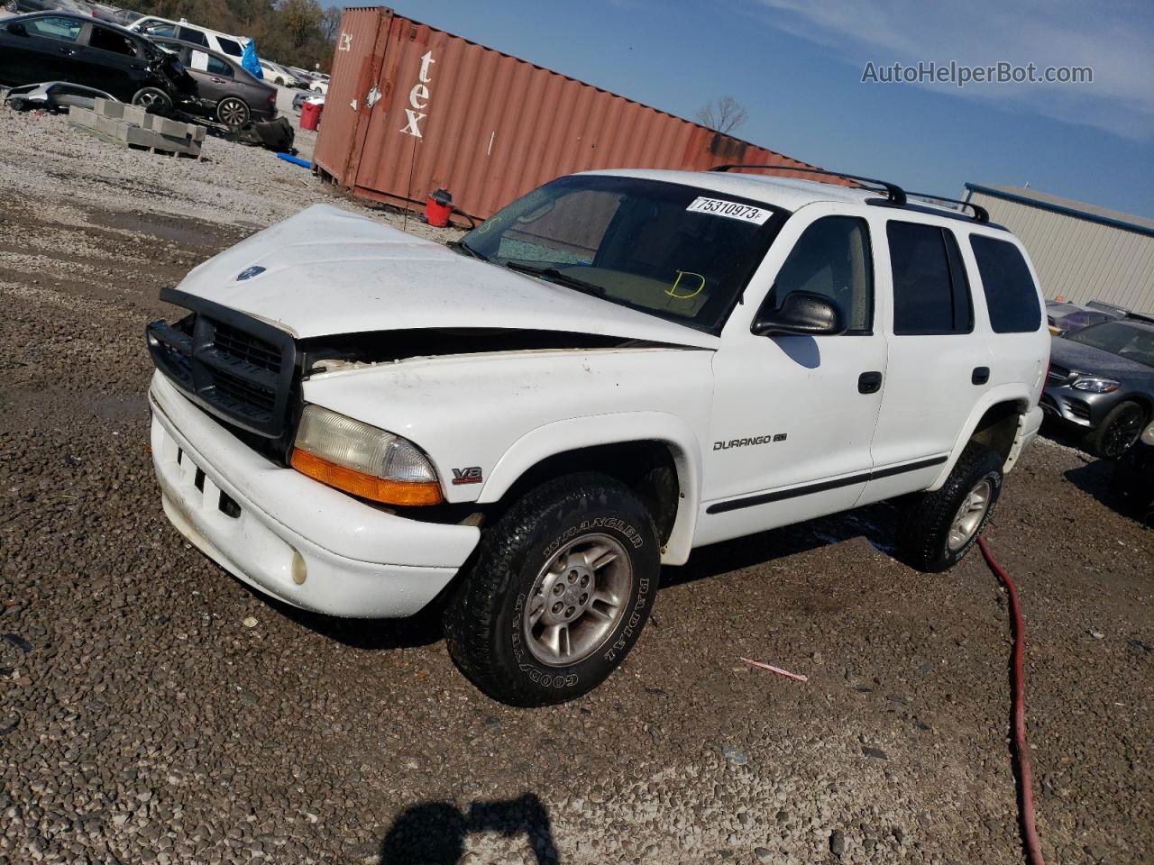 1998 Dodge Durango  Белый vin: 1B4HS28Y0WF132858