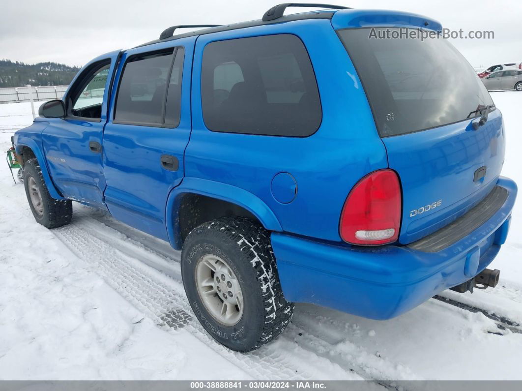 1998 Dodge Durango Slt Blue vin: 1B4HS28Y0WF159137