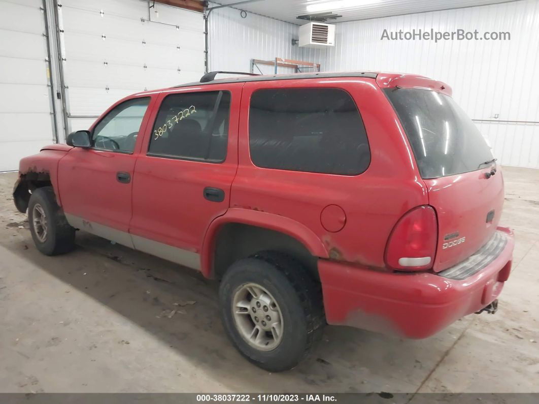 1998 Dodge Durango Slt Red vin: 1B4HS28Y0WF187617