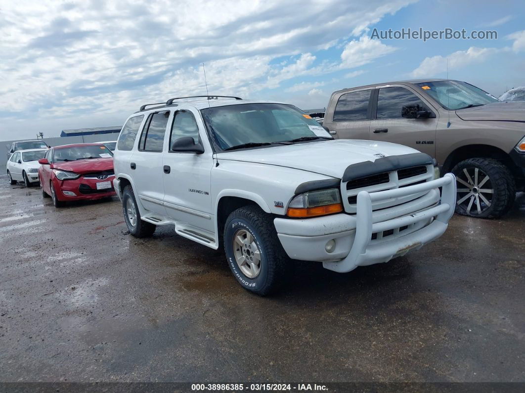 1998 Dodge Durango Slt White vin: 1B4HS28Y0WF227971