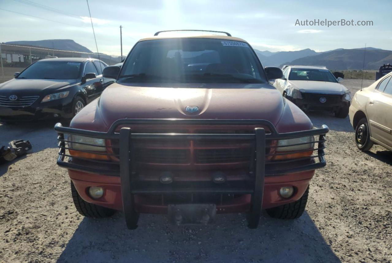 1998 Dodge Durango  Burgundy vin: 1B4HS28Y1WF154271