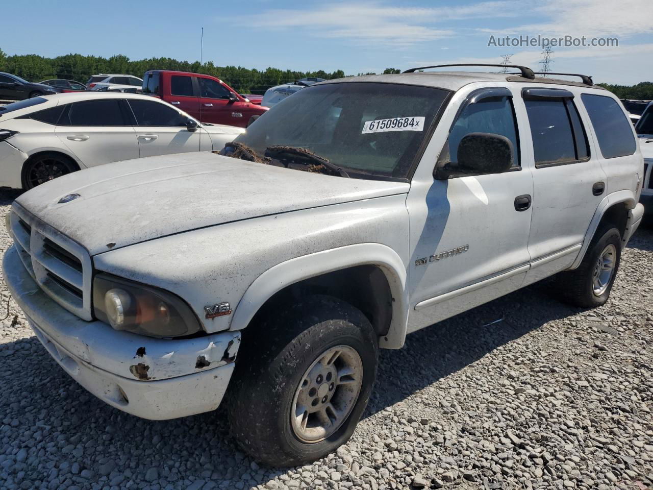 1998 Dodge Durango  Белый vin: 1B4HS28Y1WF199405