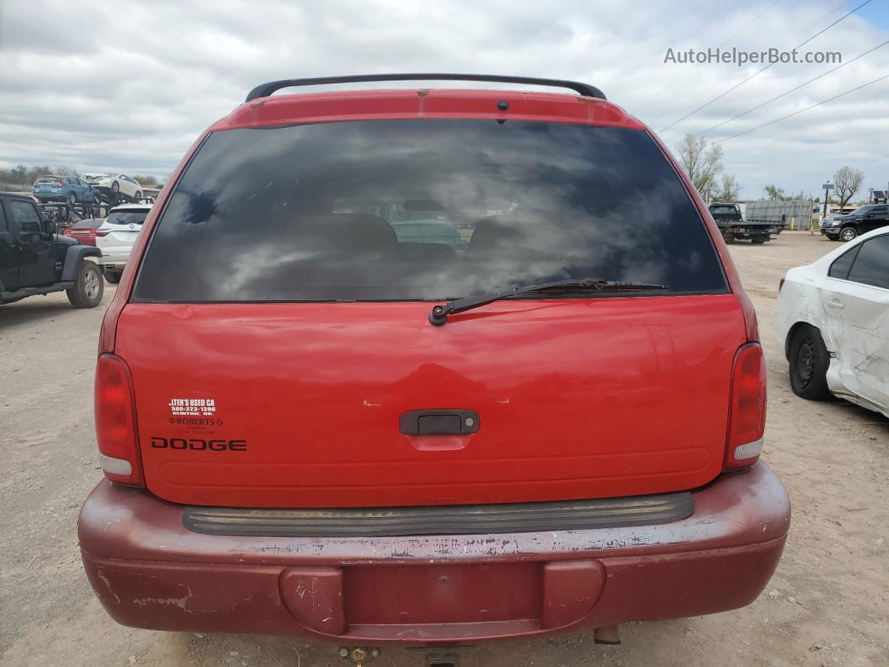 1998 Dodge Durango  Red vin: 1B4HS28Y2WF101322