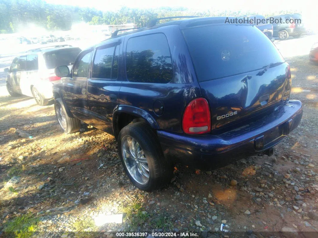 1998 Dodge Durango Slt Dark Blue vin: 1B4HS28Y2WF167319