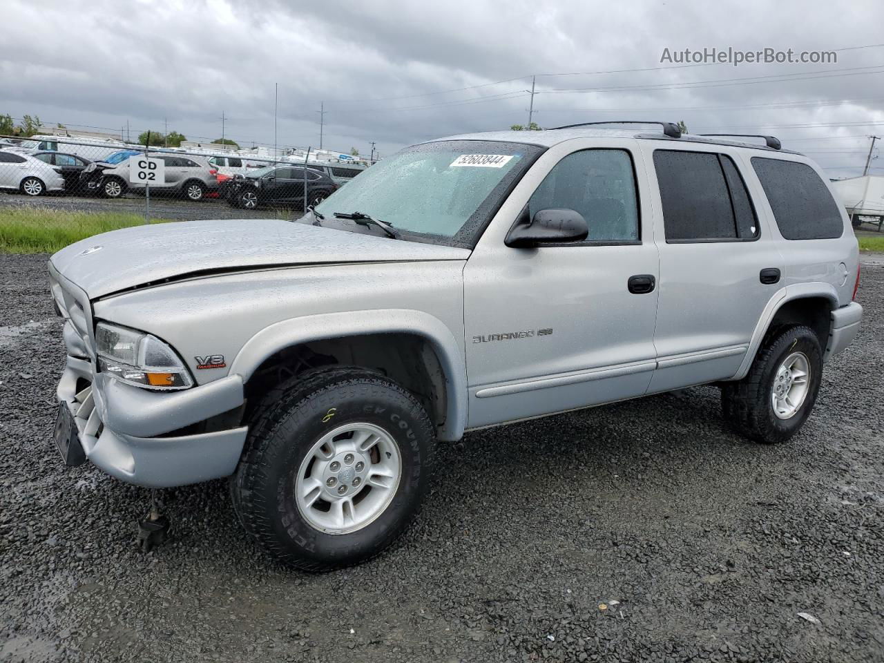 1998 Dodge Durango  Серебряный vin: 1B4HS28Y2WF181379