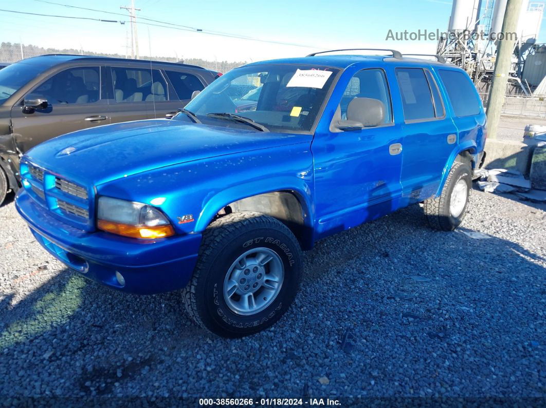 1998 Dodge Durango Slt Blue vin: 1B4HS28Y2WF217538