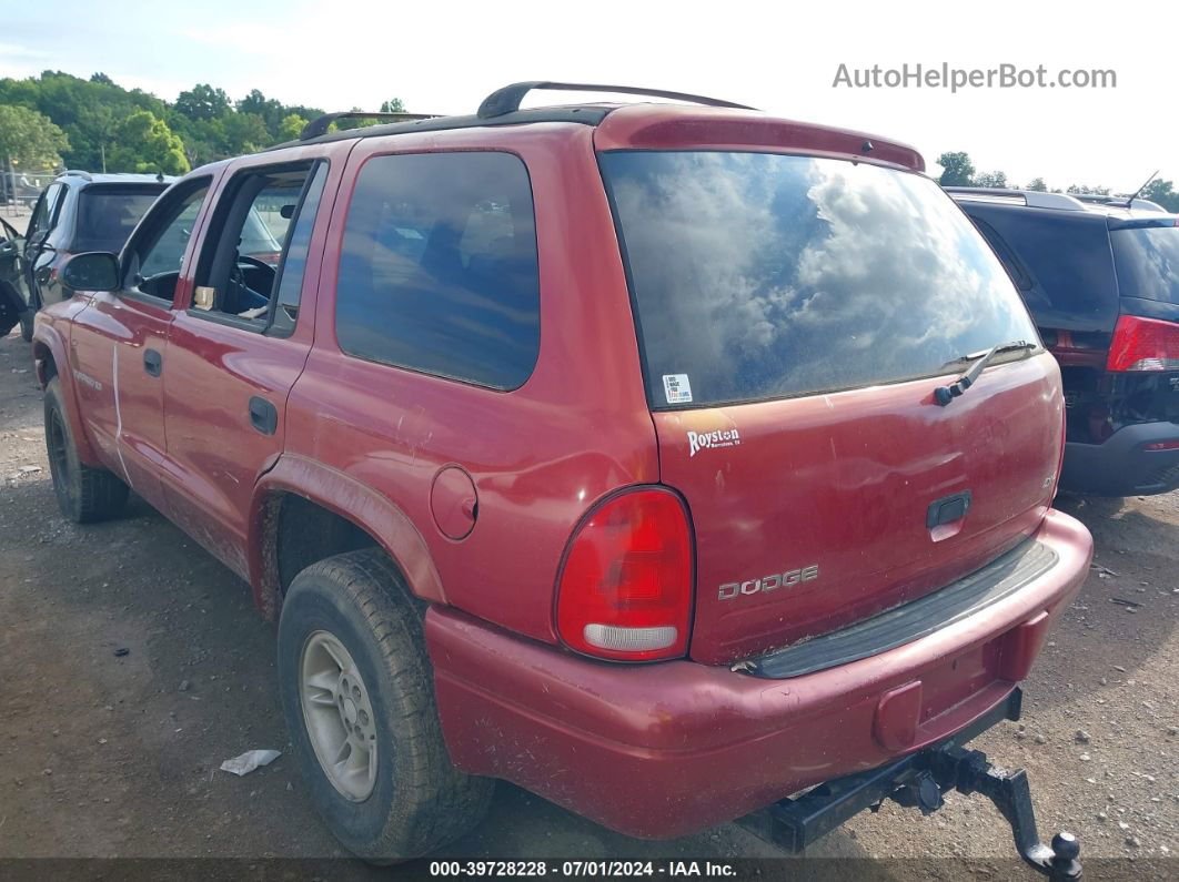 1998 Dodge Durango Slt Красный vin: 1B4HS28Y3WF105217