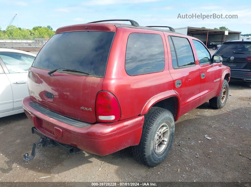 1998 Dodge Durango Slt Красный vin: 1B4HS28Y3WF105217