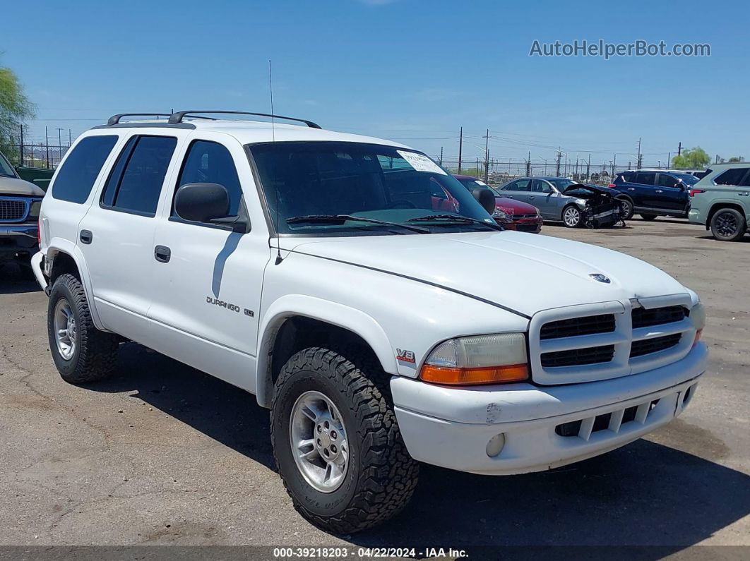 1998 Dodge Durango Slt White vin: 1B4HS28Y3WF208265