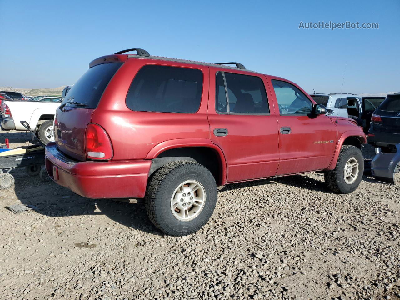 1998 Dodge Durango  Burgundy vin: 1B4HS28Y4WF104075