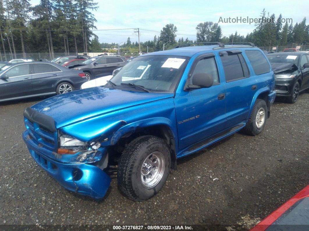 1998 Dodge Durango   Blue vin: 1B4HS28Y4WF156984