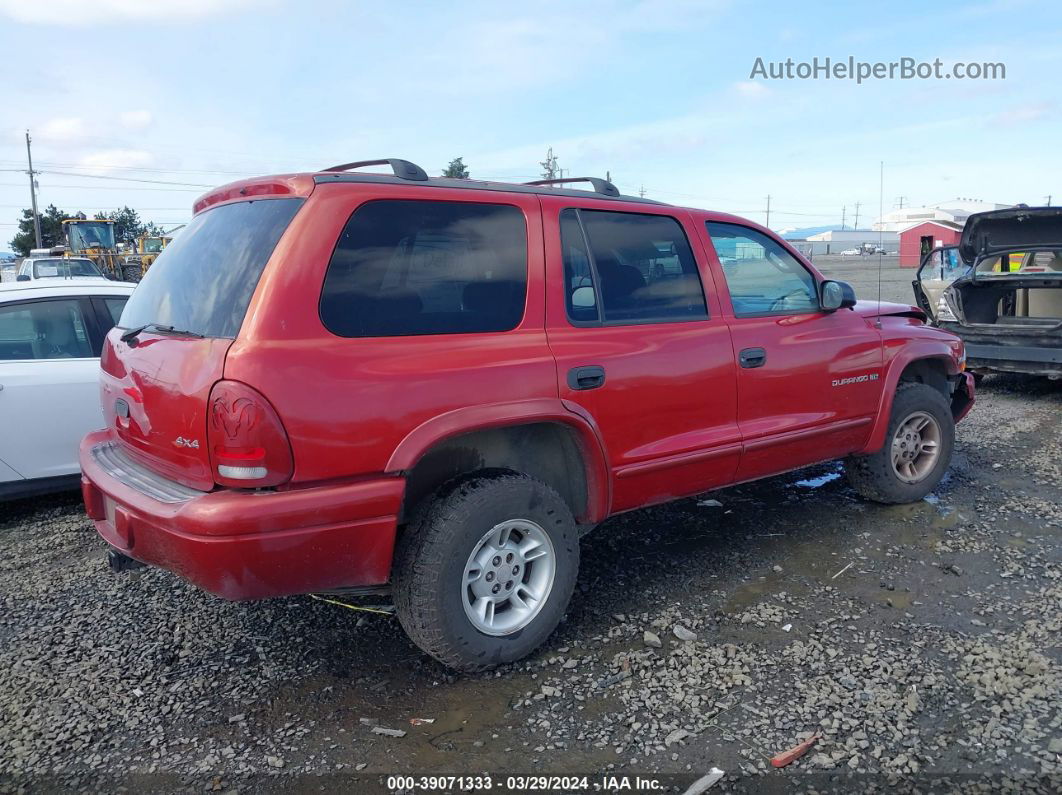 1998 Dodge Durango Slt Red vin: 1B4HS28Y4WF163997