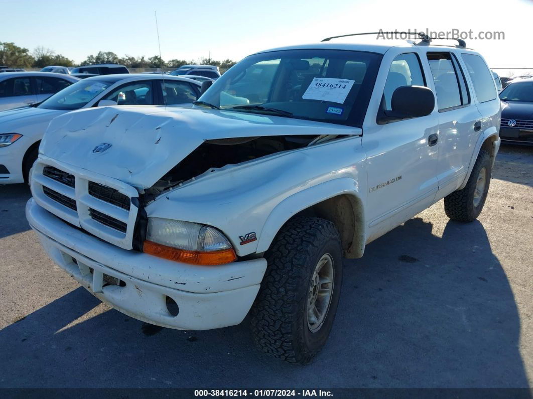 1998 Dodge Durango Slt White vin: 1B4HS28Y5WF131768