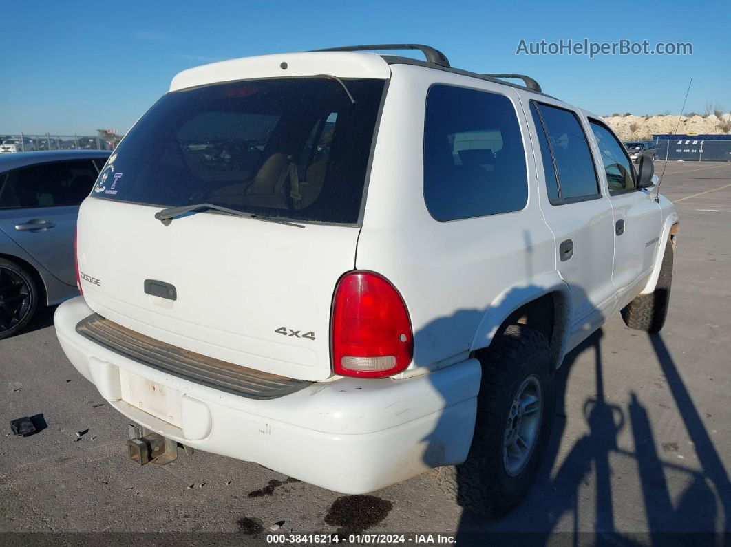 1998 Dodge Durango Slt Белый vin: 1B4HS28Y5WF131768