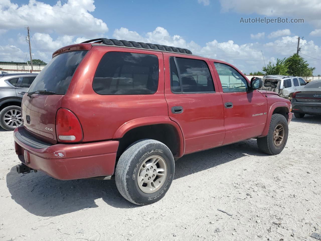 1998 Dodge Durango  Красный vin: 1B4HS28Y8WF112535