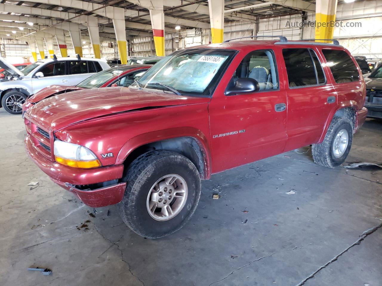 1998 Dodge Durango  Red vin: 1B4HS28Y9WF109949