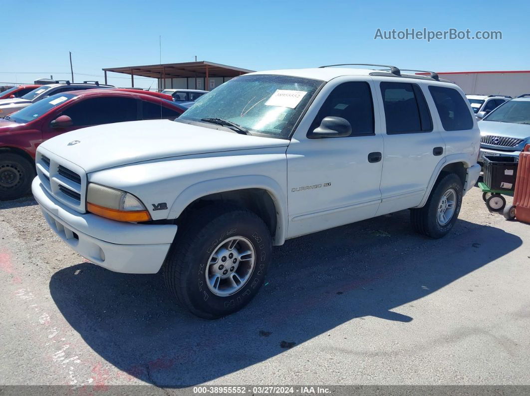 1998 Dodge Durango Slt White vin: 1B4HS28Y9WF134298