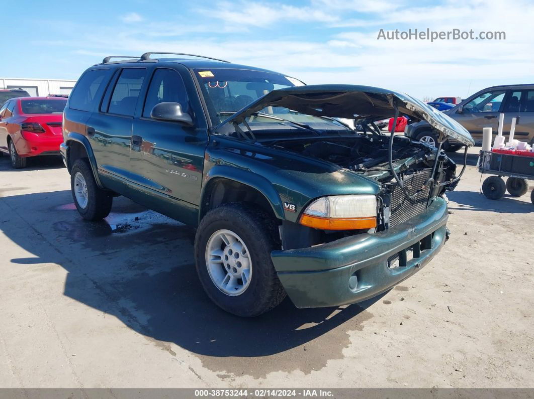 1998 Dodge Durango Slt Green vin: 1B4HS28Y9WF179581