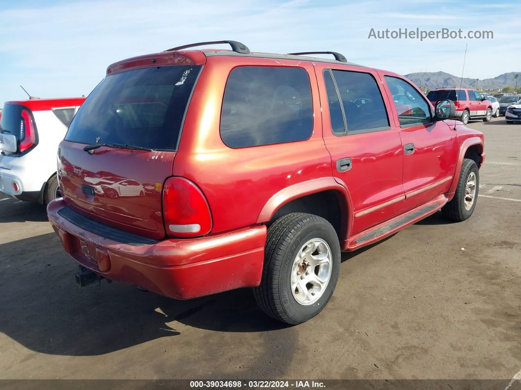 1998 Dodge Durango Slt Red vin: 1B4HS28Z3WF164759